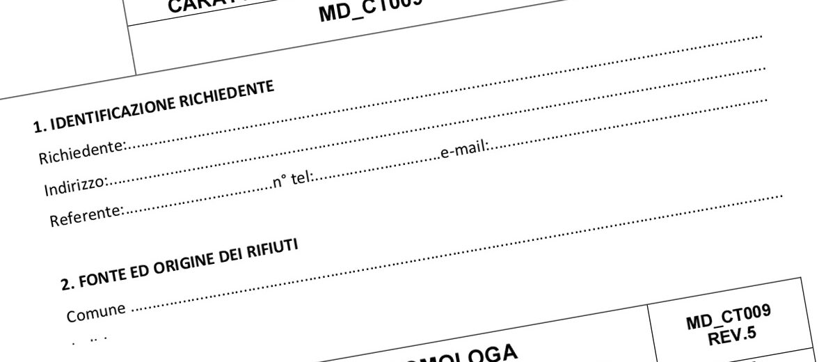 omologa rifiuti