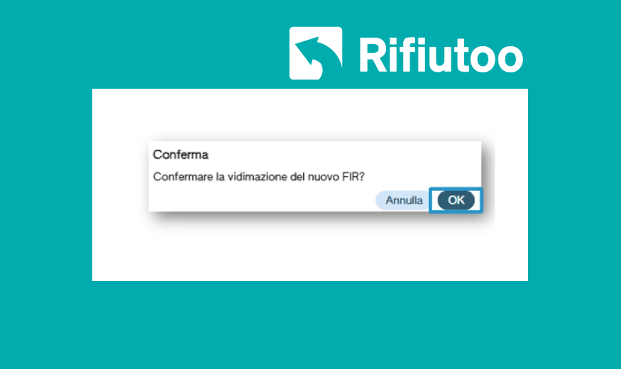 Vidimazione Formulario Rifiuti